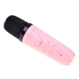JOKO Interaktívny Detský Karaoke Mikrofón a Bluetooth Reproduktor, nabíjací kábel USB-C, ružový