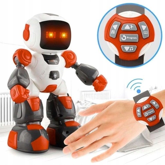 BUDDY RC Robot Diaľkovo ovládaný Rukou, interaktívny – tancuje, chodí, spieva, svieti LED a nahráva zvuk