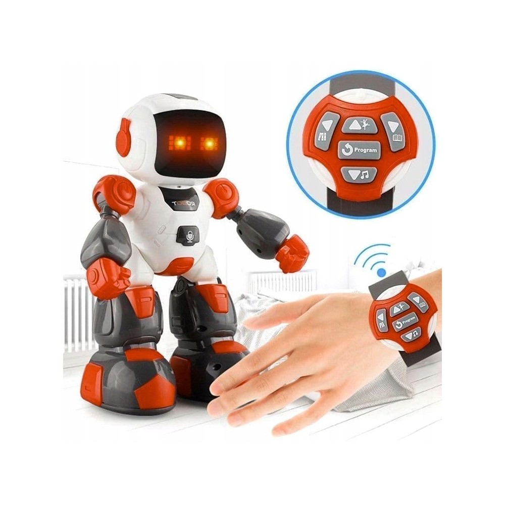 BUDDY RC Robot Diaľkovo ovládaný Rukou, interaktívny – tancuje, chodí, spieva, svieti LED a nahráva zvuk