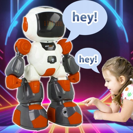 BUDDY RC Robot Diaľkovo ovládaný Rukou, interaktívny – tancuje, chodí, spieva, svieti LED a nahráva zvuk