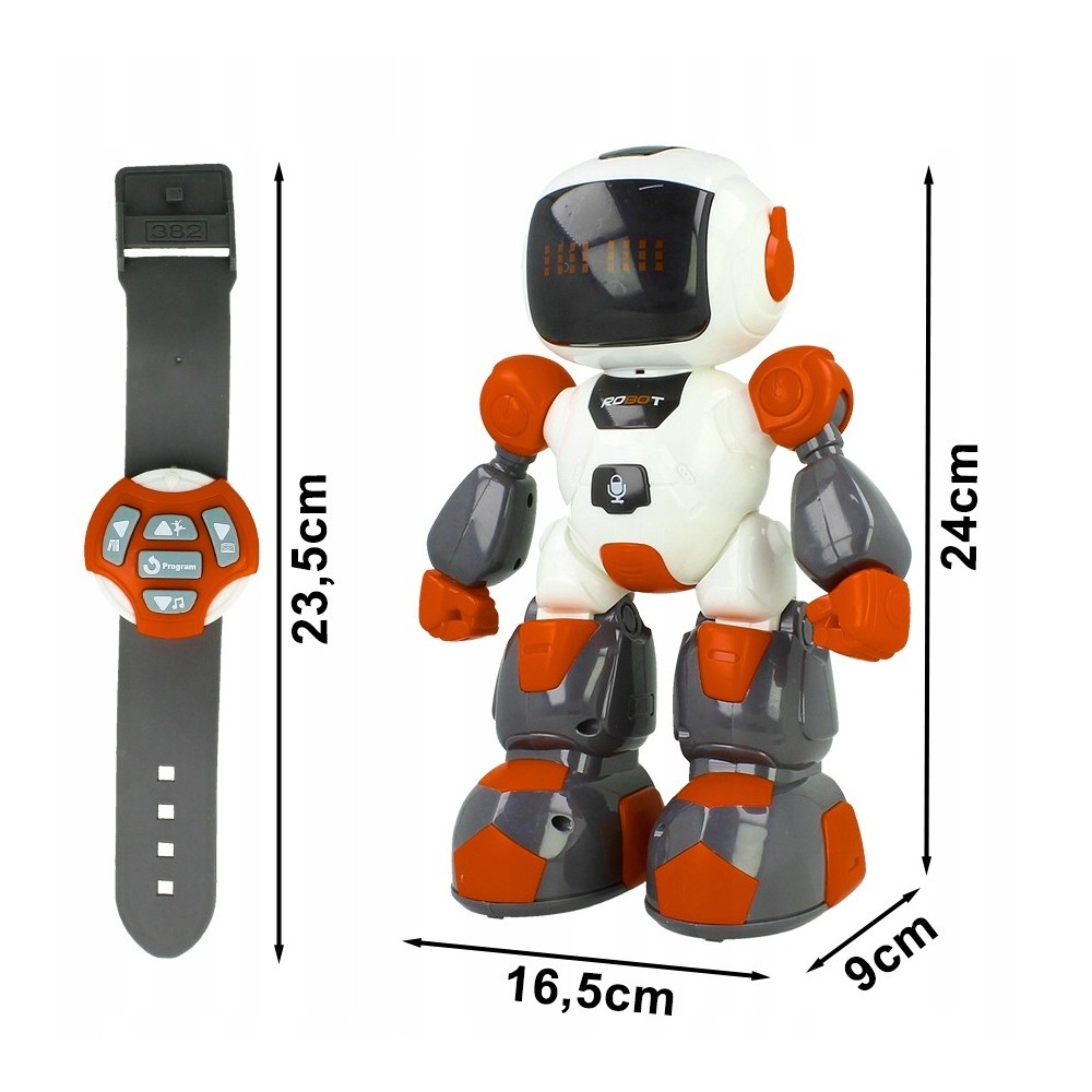 BUDDY RC Robot Diaľkovo ovládaný Rukou, interaktívny – tancuje, chodí, spieva, svieti LED a nahráva zvuk