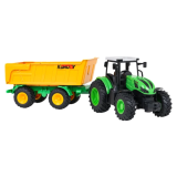 JOKO RC Traktor s vyklápacou vlečkou 1:24, na diaľkové ovládanie, zelený