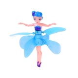 JOKO Flying Fairy Lietajúca Víla s Krídlami ovládaná Rukou so svetlom, usb nabíjací kábel, ružová