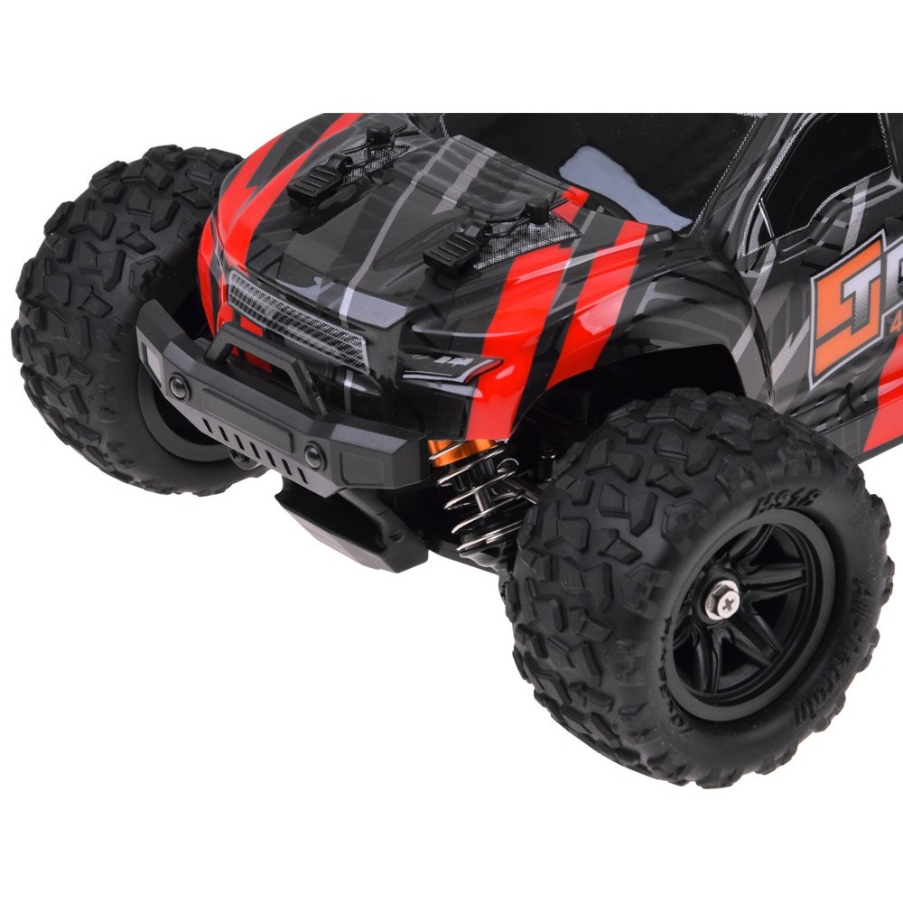 JOKO RC Auto Buggy Off-Road Ligting 4x4, bezkefový motor, na diaľkové ovládanie 1:18, čierne