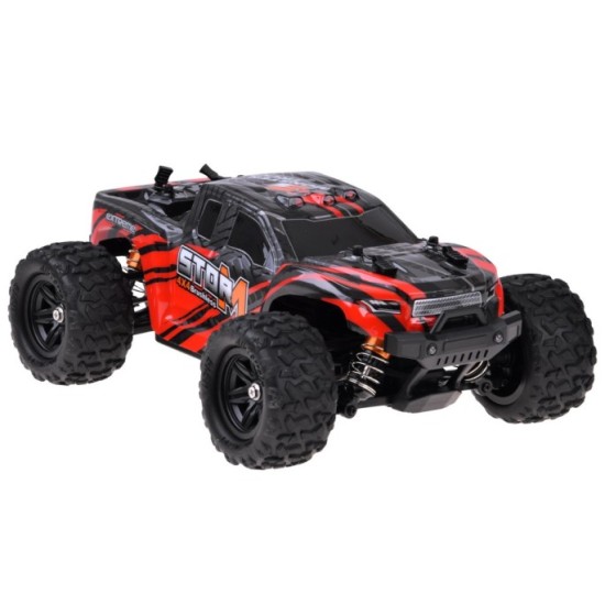 JOKO RC Auto Buggy Off-Road Ligting 4x4, bezkefový motor, na diaľkové ovládanie 1:18, čierne