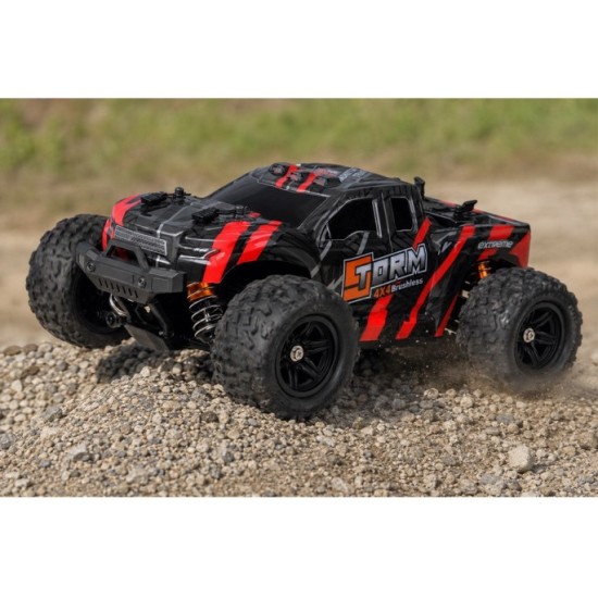 JOKO RC Auto Buggy Off-Road Ligting 4x4, bezkefový motor, na diaľkové ovládanie 1:18, čierne