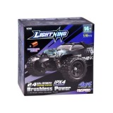 JOKO RC Auto Buggy Off-Road Ligting 4x4, bezkefový motor, na diaľkové ovládanie 1:18, čierne