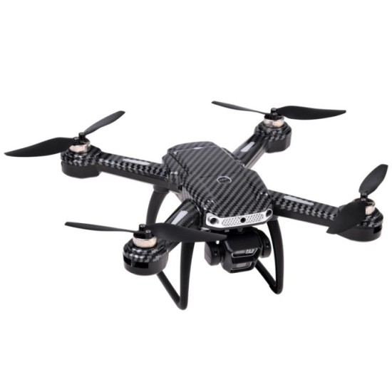 JOKO RC Dron A19P, Kvadrokoptéera s HD Kamerou, skladací, púzdro, diaľkové ovládanie s obrazovkou, Bezkartáčové 4 motory, čierny