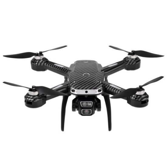 JOKO RC Dron A19P, Kvadrokoptéera s HD Kamerou, skladací, púzdro, diaľkové ovládanie s obrazovkou, Bezkartáčové 4 motory, čierny
