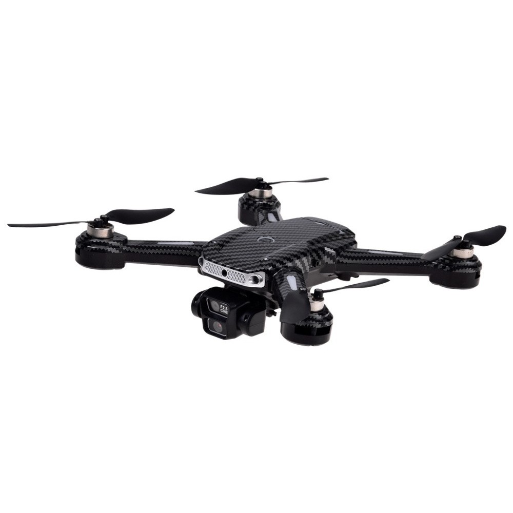 JOKO RC Dron A19P, Kvadrokoptéera s HD Kamerou, skladací, púzdro, diaľkové ovládanie s obrazovkou, Bezkartáčové 4 motory, čierny