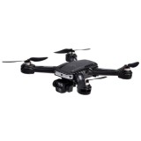 JOKO RC Dron A19P, Kvadrokoptéera s HD Kamerou, skladací, púzdro, diaľkové ovládanie s obrazovkou, Bezkartáčové 4 motory, čierny