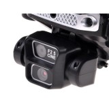 JOKO RC Dron A19P, Kvadrokoptéera s HD Kamerou, skladací, púzdro, diaľkové ovládanie s obrazovkou, Bezkartáčové 4 motory, čierny