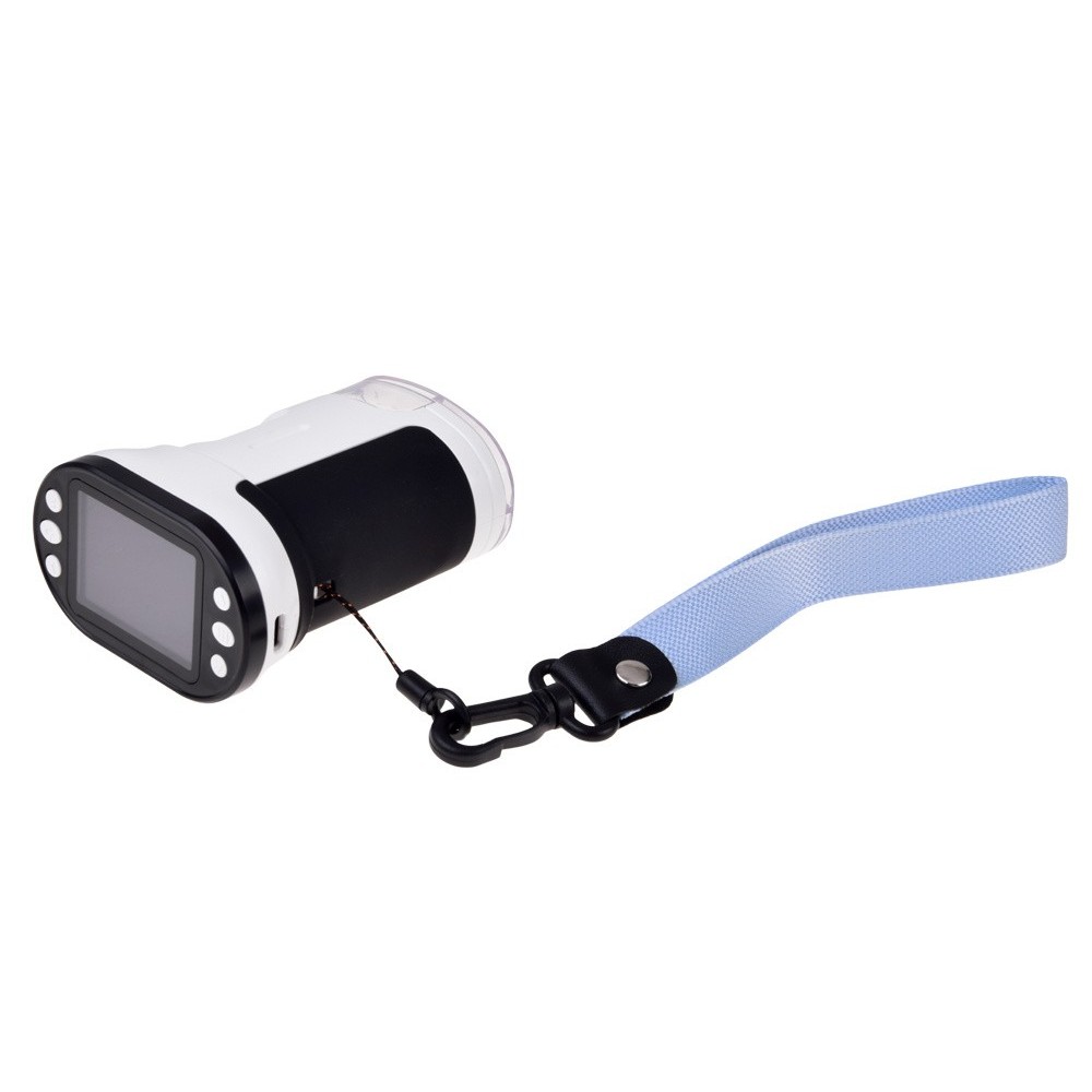 JOKO Digitálny detský mikroskop s 1000x obrazovkou, 2” LED kamerou, Funkcia Nahrávani, biely