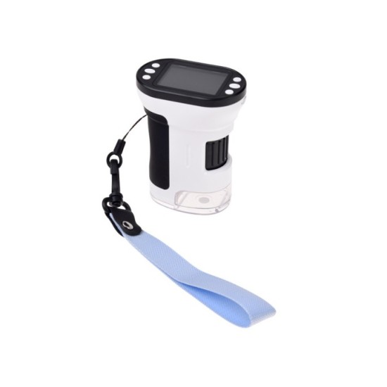 JOKO Digitálny detský mikroskop s 1000x obrazovkou, 2” LED kamerou, Funkcia Nahrávani, biely