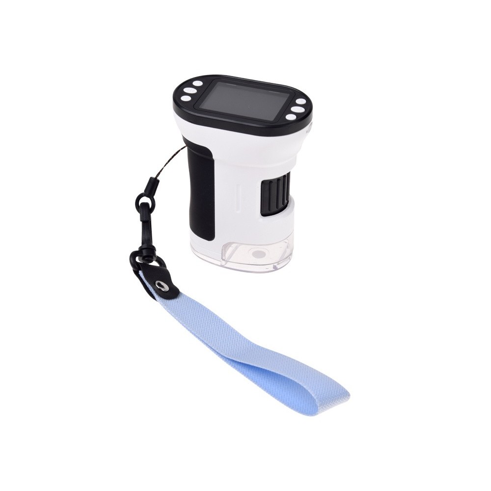 JOKO Digitálny detský mikroskop s 1000x obrazovkou, 2” LED kamerou, Funkcia Nahrávani, biely