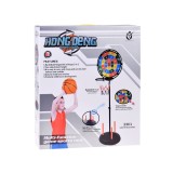 JOKO Sada Hier Basketbalový Kôš, Terč na suchý zips, Hod krúžkami do cieľa 3v1 + lopta a pumpa