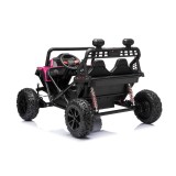 JOKO Elektrické autíčko Buggy Sport OUTLAND 4x200W, Dvojmiestne kožené sedadlo, Penové kolesá, Nosnosť 50kg, ružové