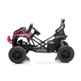 JOKO Elektrické autíčko Buggy Sport OUTLAND 4x200W, Dvojmiestne kožené sedadlo, Penové kolesá, Nosnosť 50kg, ružové
