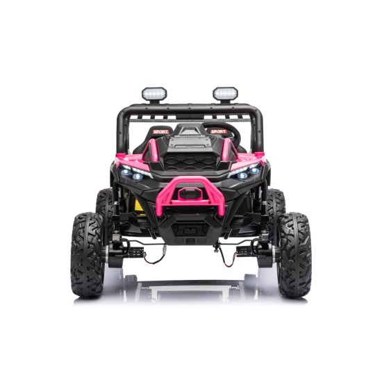 JOKO Elektrické autíčko Buggy Sport OUTLAND 4x200W, Dvojmiestne kožené sedadlo, Penové kolesá, Nosnosť 50kg, ružové