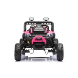 JOKO Elektrické autíčko Buggy Sport OUTLAND 4x200W, Dvojmiestne kožené sedadlo, Penové kolesá, Nosnosť 50kg, ružové