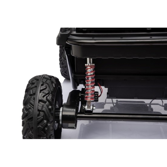 JOKO Elektrické autíčko Buggy Sport OUTLAND 4x200W, Dvojmiestne kožené sedadlo, Penové kolesá, Nosnosť 50kg, ružové