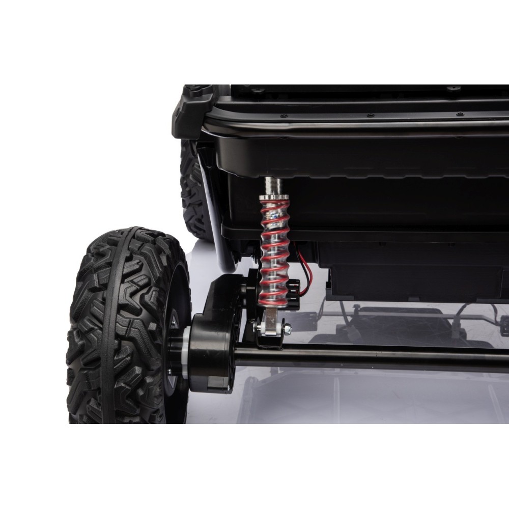 JOKO Elektrické autíčko Buggy Sport OUTLAND 4x200W, Dvojmiestne kožené sedadlo, Penové kolesá, Nosnosť 50kg, ružové