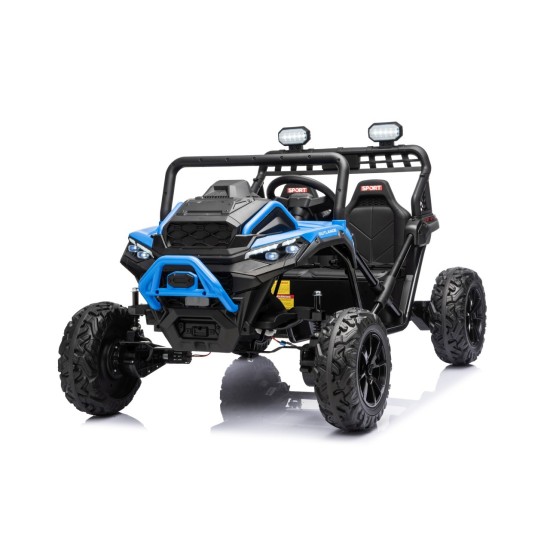 JOKO Elektrické autíčko Buggy Sport OUTLAND 4x200W, Dvojmiestne kožené sedadlo, Penové kolesá, Nosnosť 50kg, modré