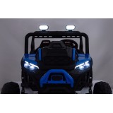 JOKO Elektrické autíčko Buggy Sport OUTLAND 4x200W, Dvojmiestne kožené sedadlo, Penové kolesá, Nosnosť 50kg, modré