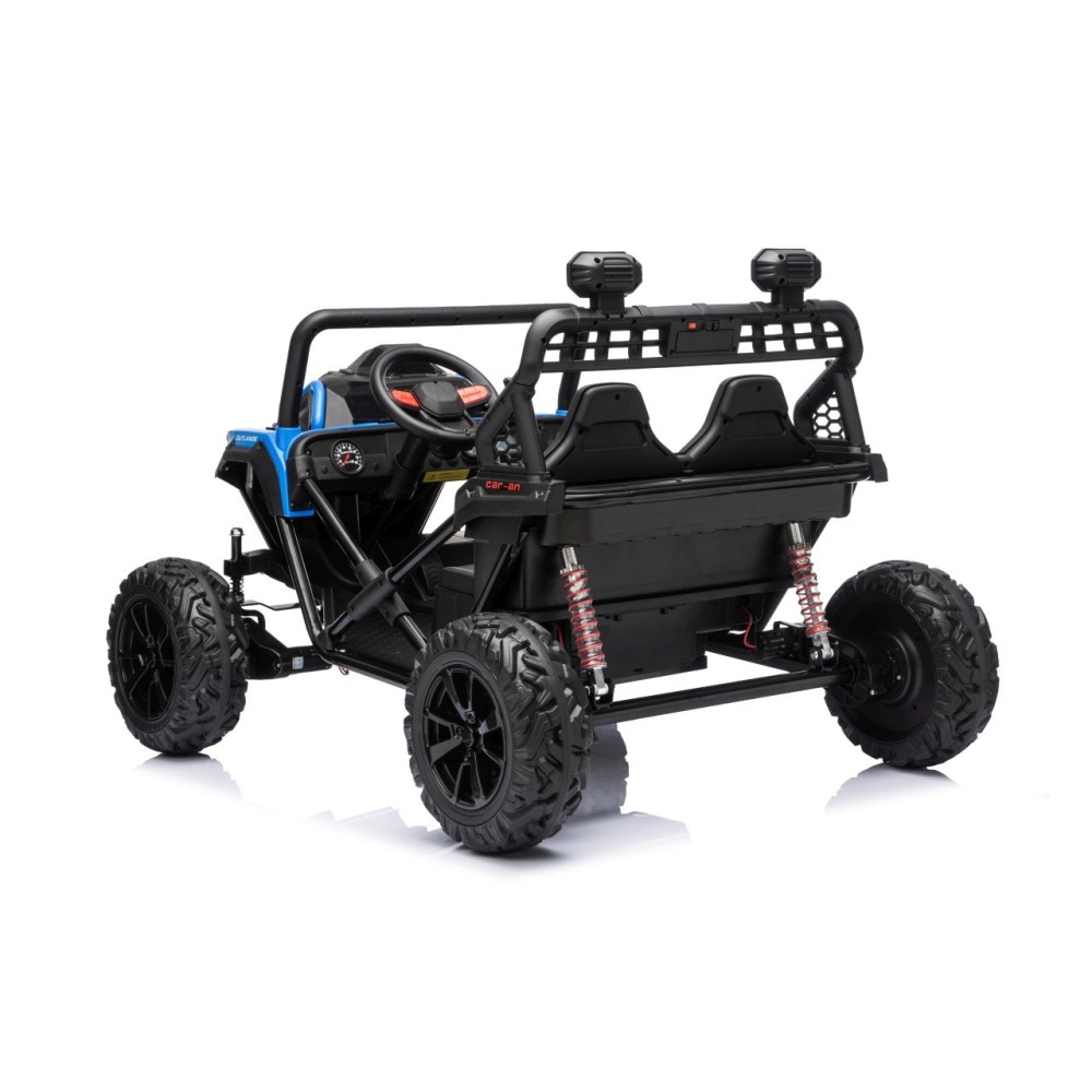 JOKO Elektrické autíčko Buggy Sport OUTLAND 4x200W, Dvojmiestne kožené sedadlo, Penové kolesá, Nosnosť 50kg, modré