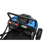 JOKO Elektrické autíčko Buggy Sport OUTLAND 4x200W, Dvojmiestne kožené sedadlo, Penové kolesá, Nosnosť 50kg, modré