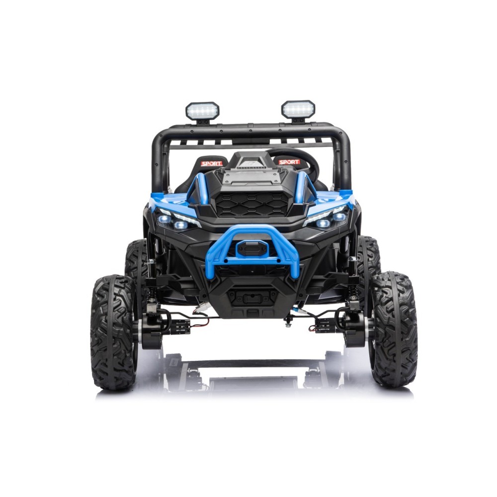JOKO Elektrické autíčko Buggy Sport OUTLAND 4x200W, Dvojmiestne kožené sedadlo, Penové kolesá, Nosnosť 50kg, modré