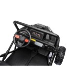 JOKO Elektrické autíčko Buggy Sport OUTLAND 4x200W, Dvojmiestne kožené sedadlo, Penové kolesá, Nosnosť 50kg, čierne