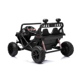 JOKO Elektrické autíčko Buggy Sport OUTLAND 4x200W, Dvojmiestne kožené sedadlo, Penové kolesá, Nosnosť 50kg, čierne