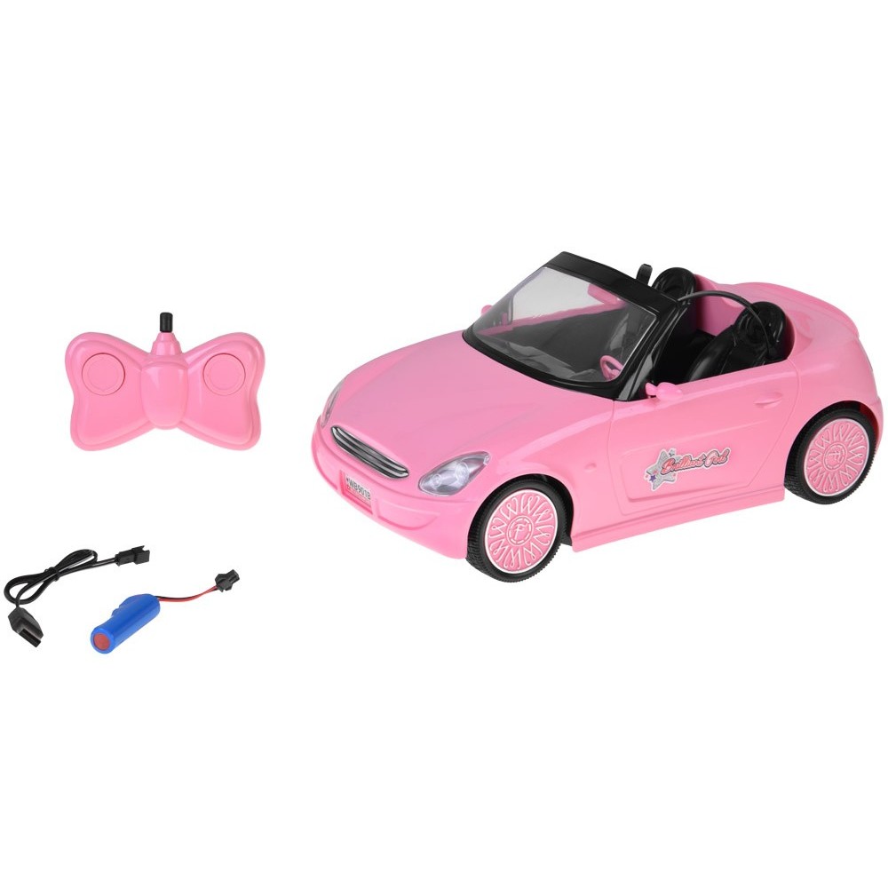 JOKO RC Auto Kabriolet na diaľkové ovládanie so svetlom, ružové