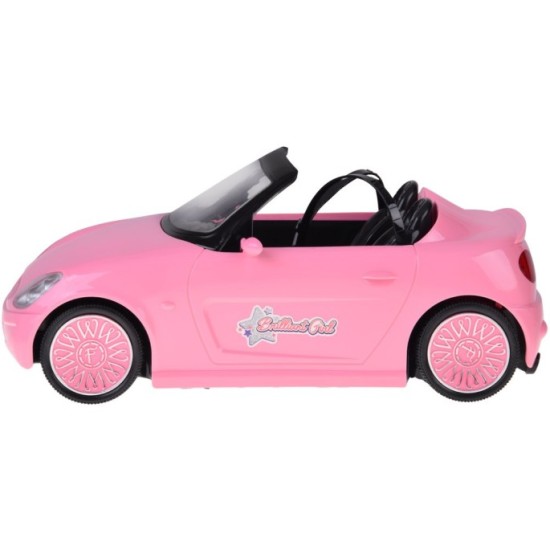 JOKO RC Auto Kabriolet na diaľkové ovládanie so svetlom, ružové