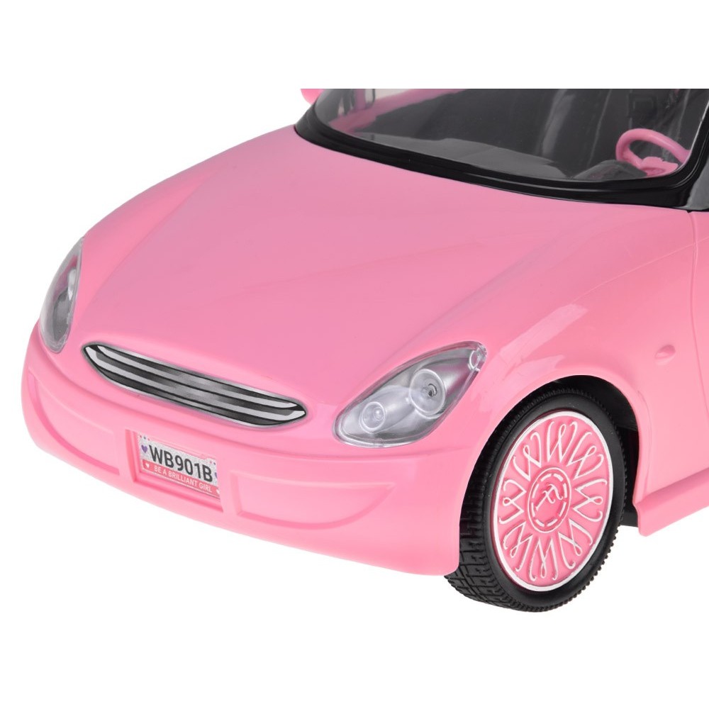 JOKO RC Auto Kabriolet na diaľkové ovládanie so svetlom, ružové