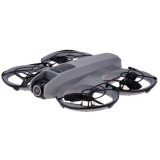 JOKO RC Dron s kamerou, Kvadrokoptéra na diaľkové ovládanie s LCD obrazovkou, sivý