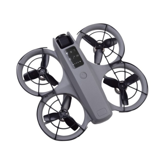 JOKO RC Dron s kamerou, Kvadrokoptéra na diaľkové ovládanie s LCD obrazovkou, sivý