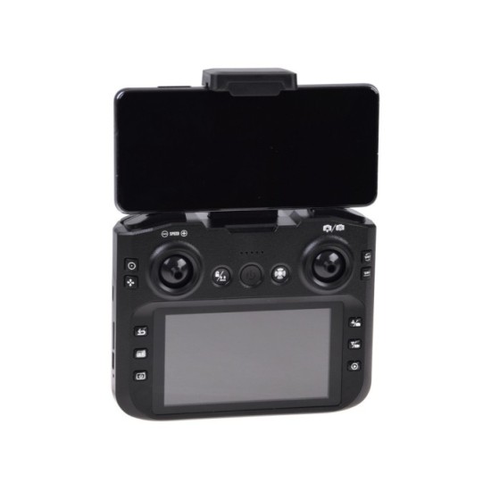 JOKO RC Dron s kamerou, Kvadrokoptéra na diaľkové ovládanie s LCD obrazovkou, sivý