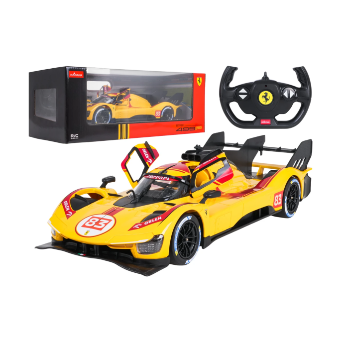 Rastar RC Formula Ferrari 499P 1:14 na diaľkové ovládanie, žltá