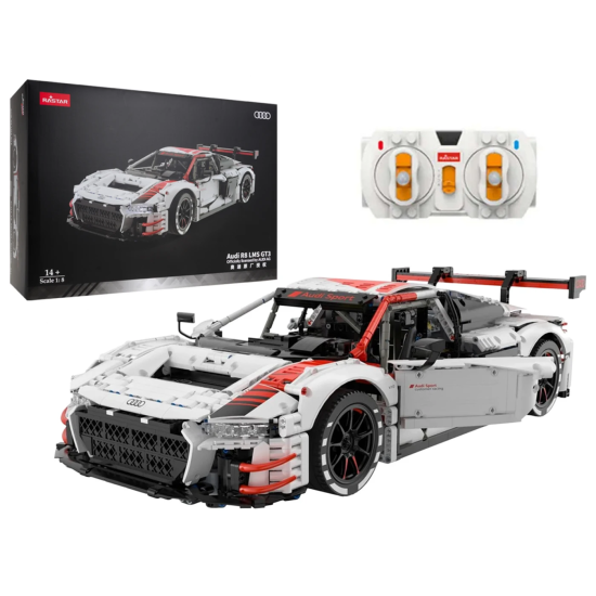Rastar Stavvebnica Auto Audi R8 LMS GT3 1:8 56cm, biele