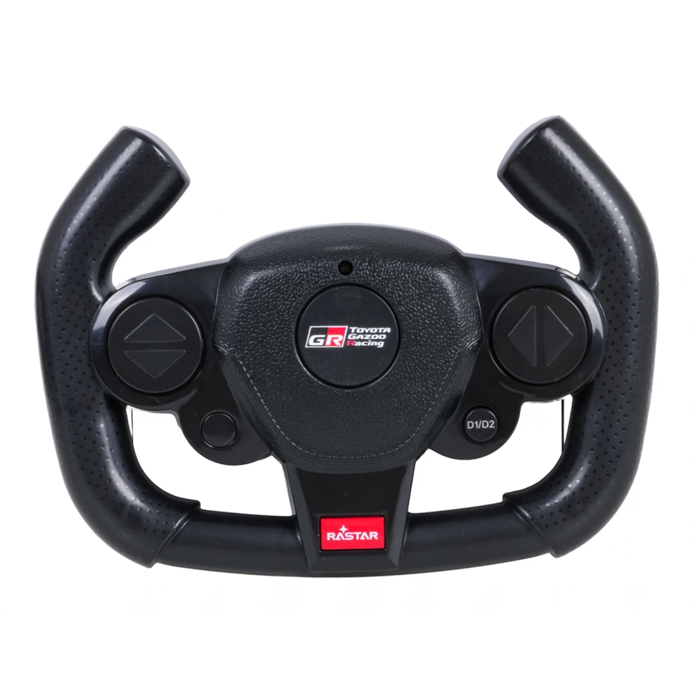 Rastar RC Auto Toyota GAZOO Racing GR010 Hybrid na diaľkové ovládanie, čierne