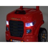 JOKO Autodielňa Sada Malého Automechanika Kamión s volantom, svetlo a zvuko, na učenie opravovať + diaľkové ovládanie, červený