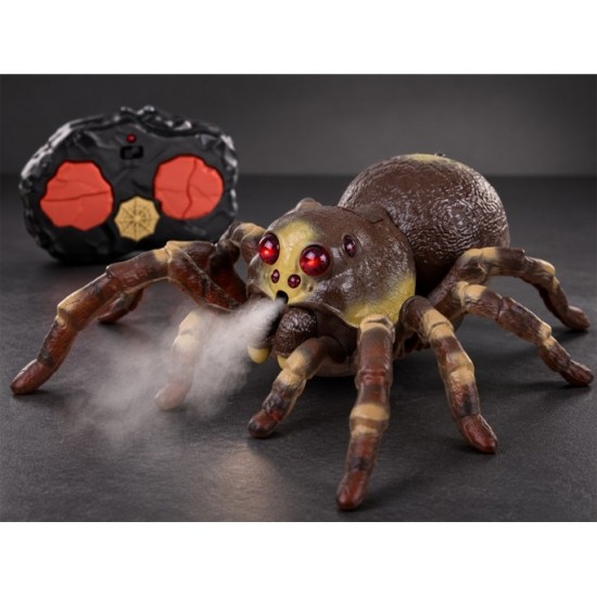 JOKO RC Pavúk TARANTULA spider na diaľkové ovládanie, so svetlom a Dymovým Efektom