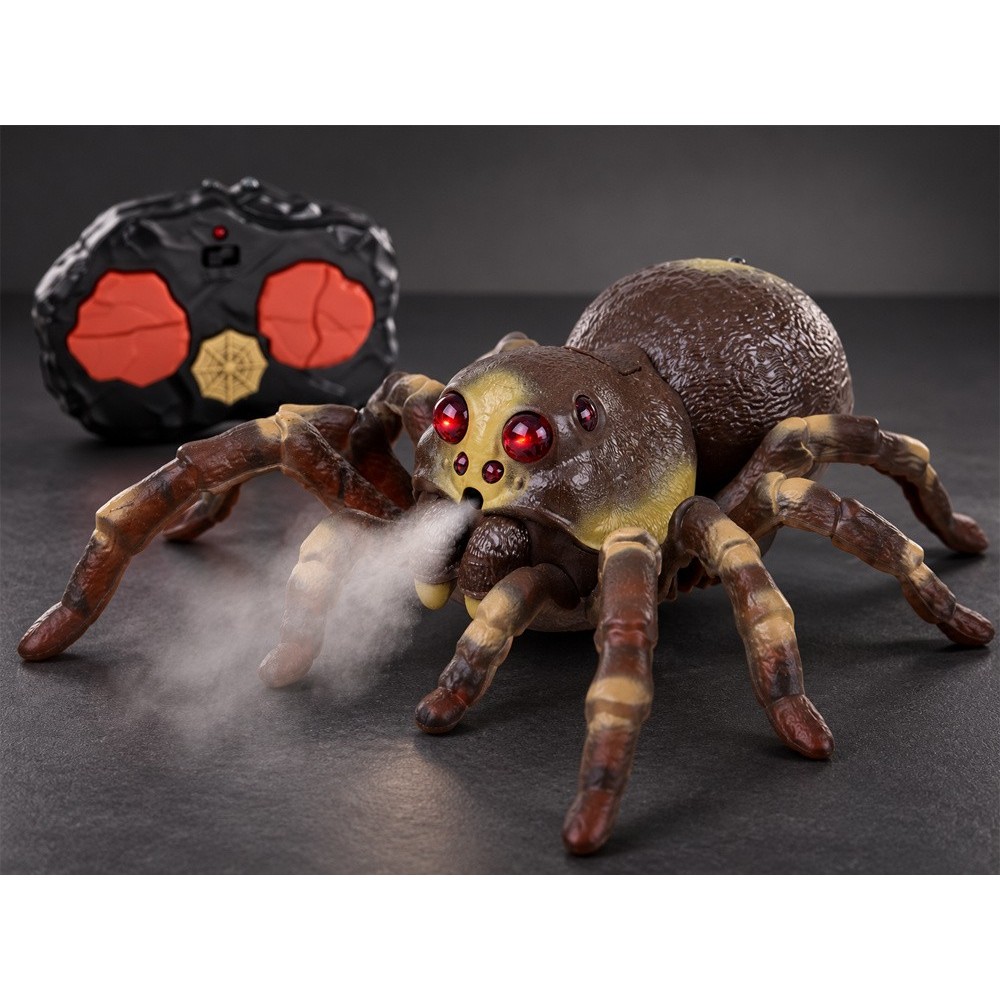 JOKO RC Pavúk TARANTULA spider na diaľkové ovládanie, so svetlom a Dymovým Efektom