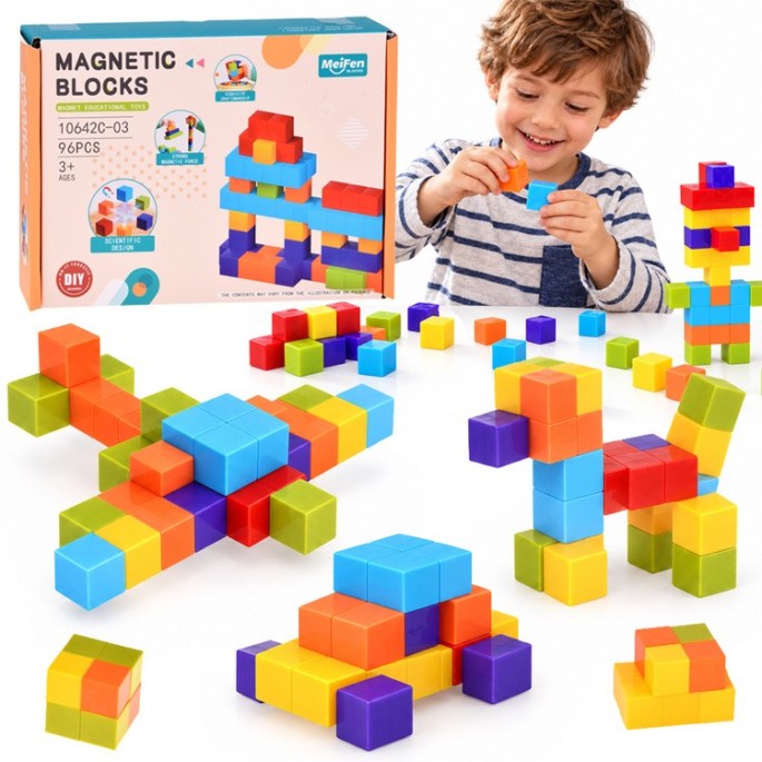 JOKO Sada Magnetické kocky 96ks