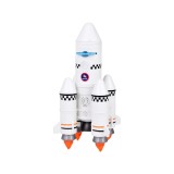 JOKO Vesmírna Raketa s DYMOVÝM Efektom, svetlom a zvukom + Projektor na batérie + 2 figúrky Astronautov