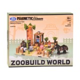 JOKO Sada Magnetické Kocky Zoo Zvieratká 247ks
