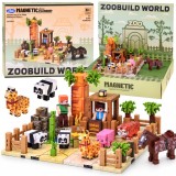 JOKO Sada Magnetické Kocky Zoo Zvieratká 247ks