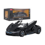 Rastar Kovový Model Auto BMW i8 1:24, otváracia kapota, otváracie dvere, čierne